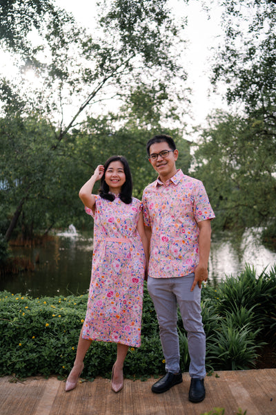 ORIENTAL SPRING Man Shirt with Point Collar