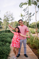 PERANAKAN PAWS Red Girl Sleeve Cheongsam Dress
