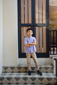 STARS Lilac Boy Batik Shirt