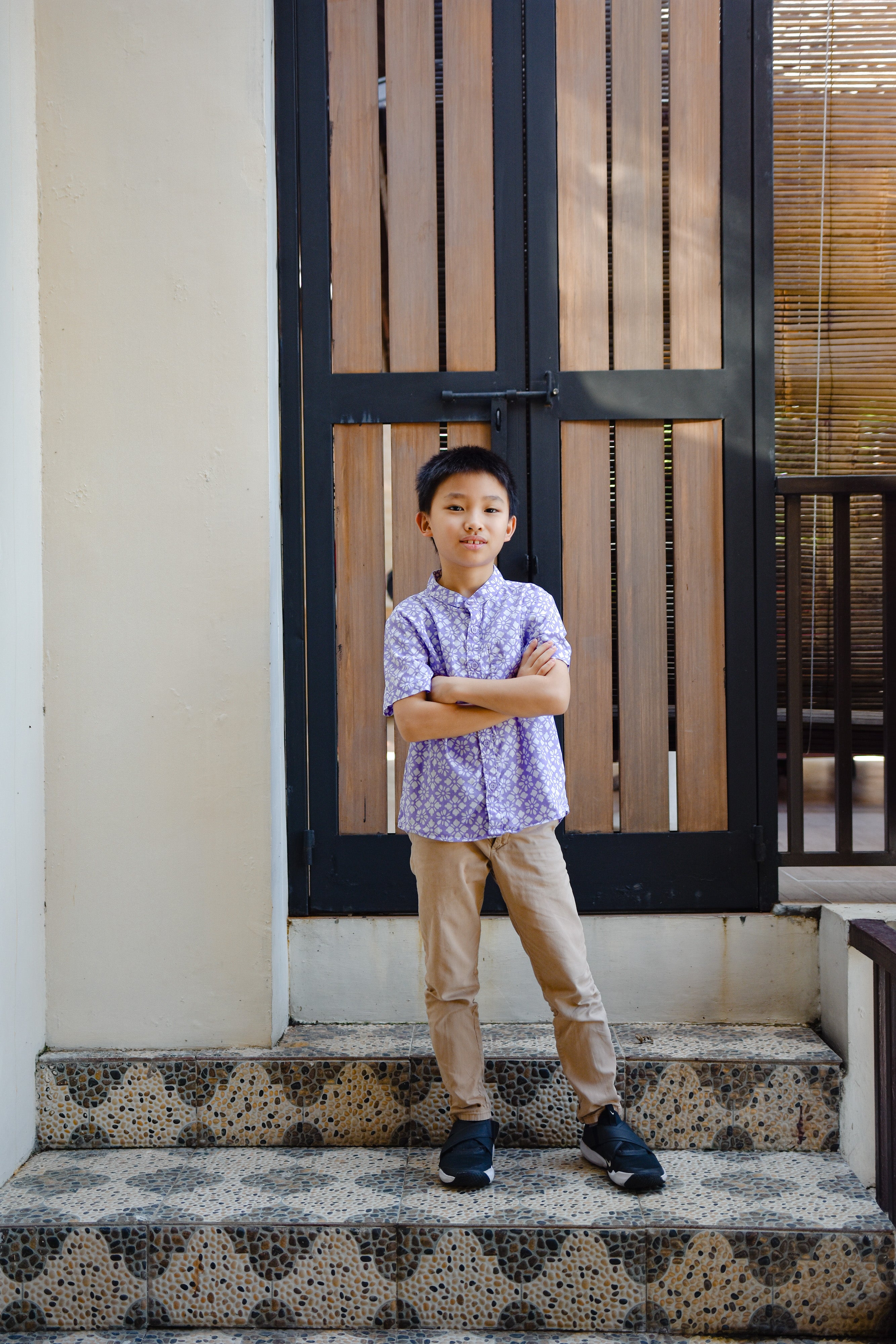 STARS Lilac Boy Batik Shirt