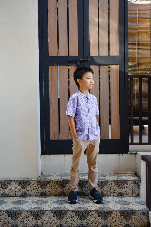STARS Lilac Boy Batik Shirt