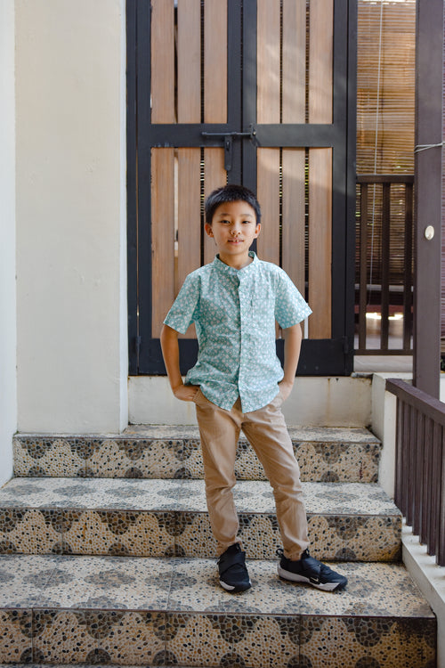 STARS Mint Boy Batik Shirt