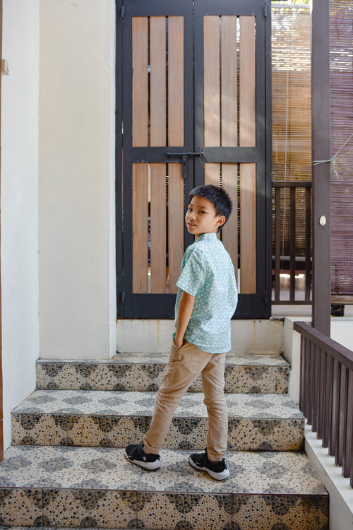 STARS Mint Boy Batik Shirt