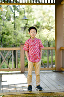 CLOUD Red Boy Batik Shirt