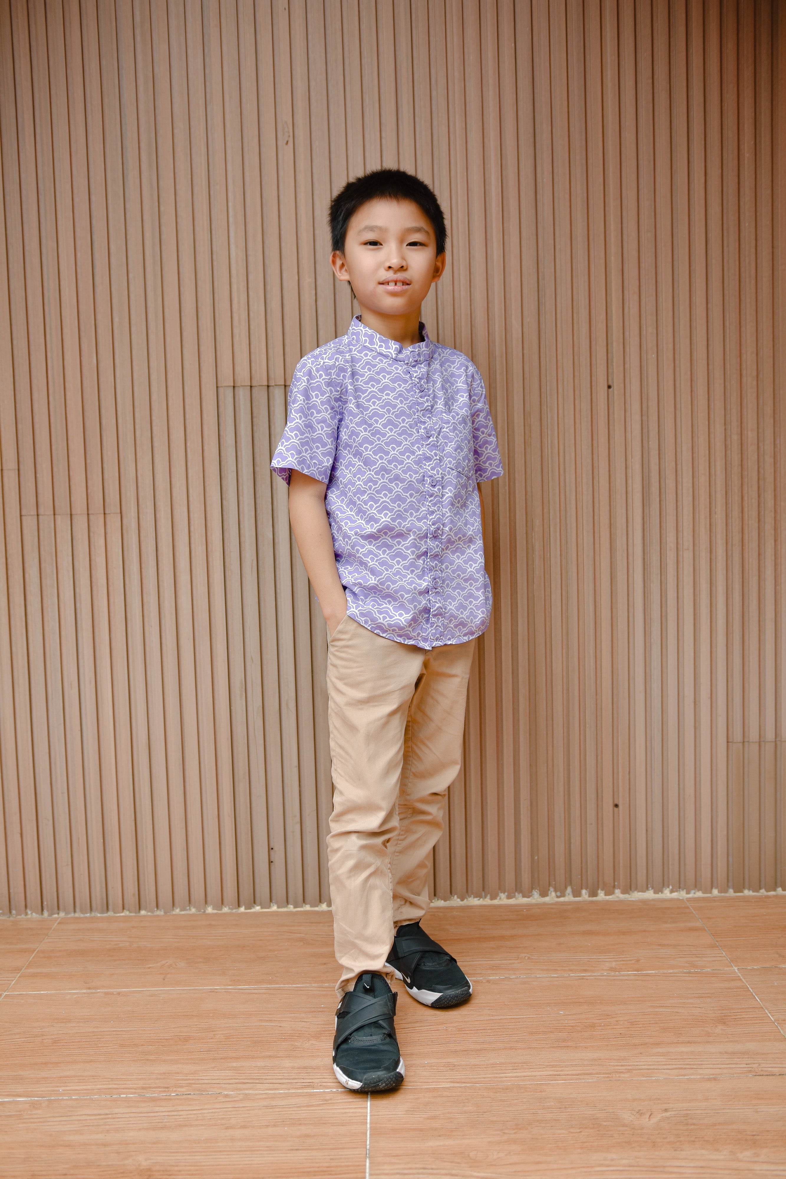CLOUD Lilac Boy Batik Shirt