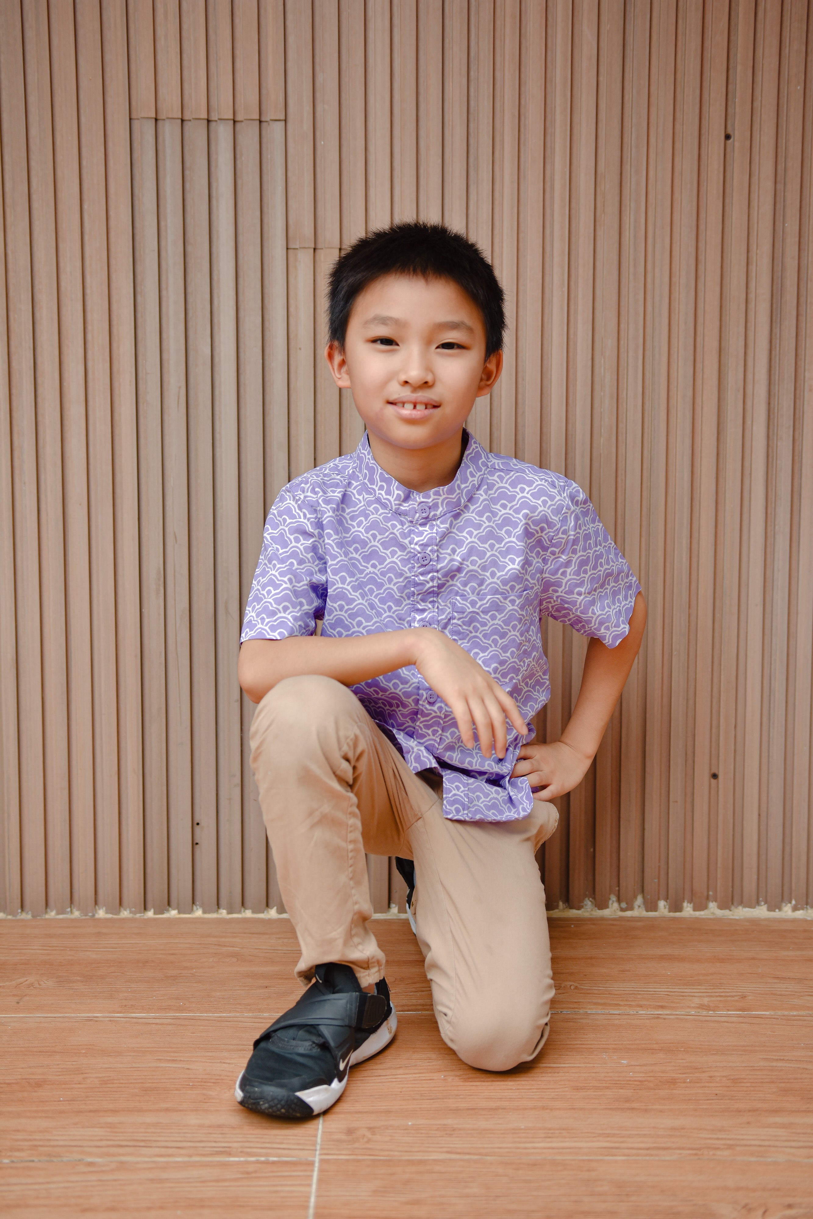 CLOUD Lilac Boy Batik Shirt