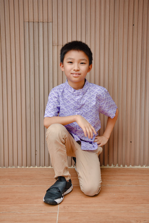 CLOUD Lilac Boy Batik Shirt