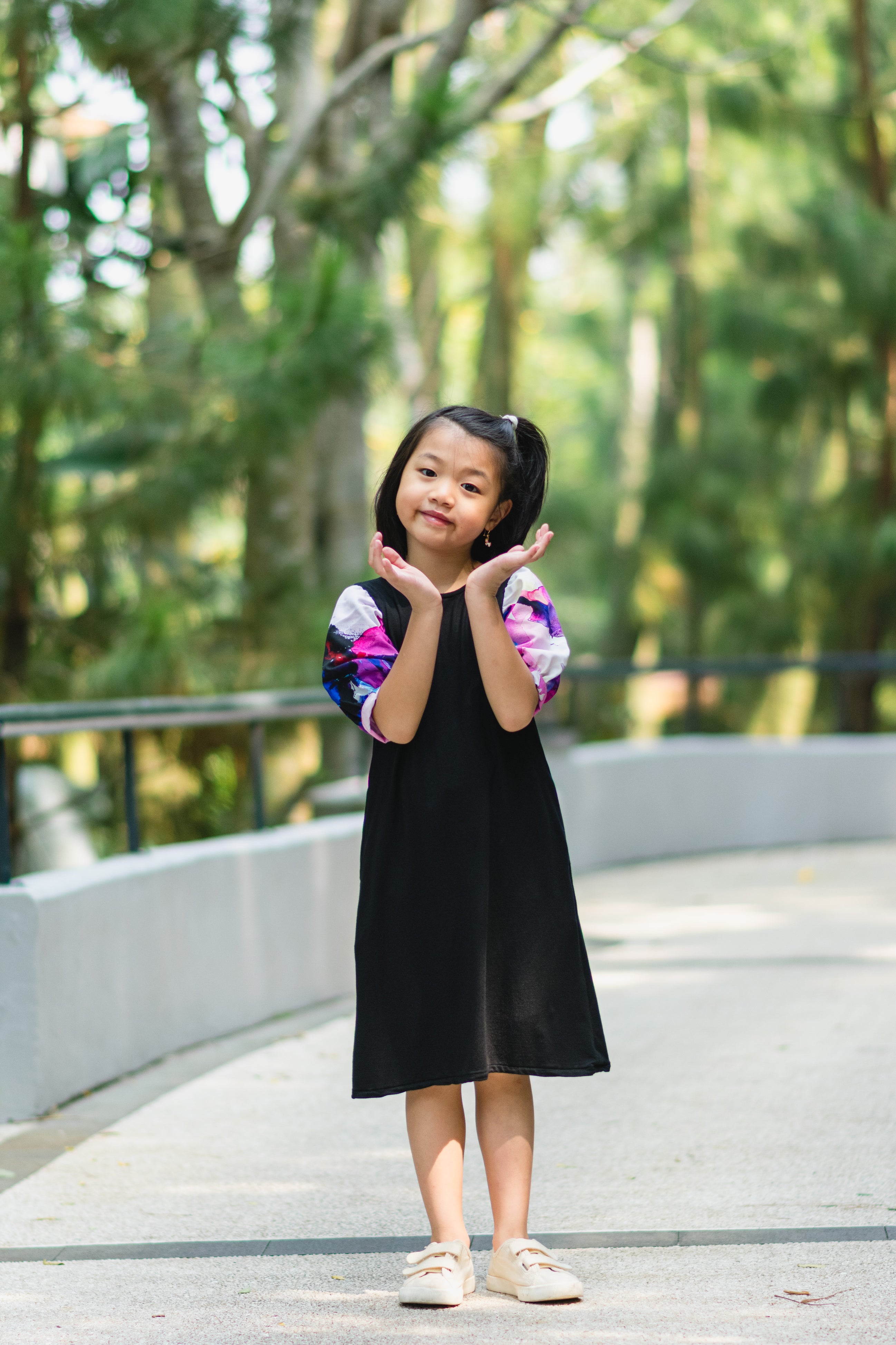 RIPPLE MiniMe Puff Sleeve Dress