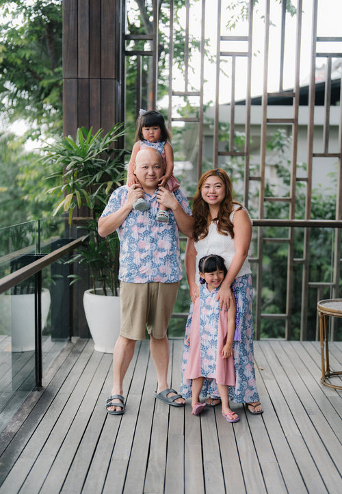 BANGKIT Blue & Pink MiniMe Flying Dress