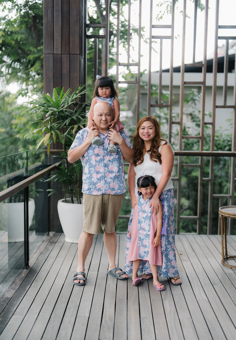 BANGKIT Blue & Pink MiniMe Flying Dress