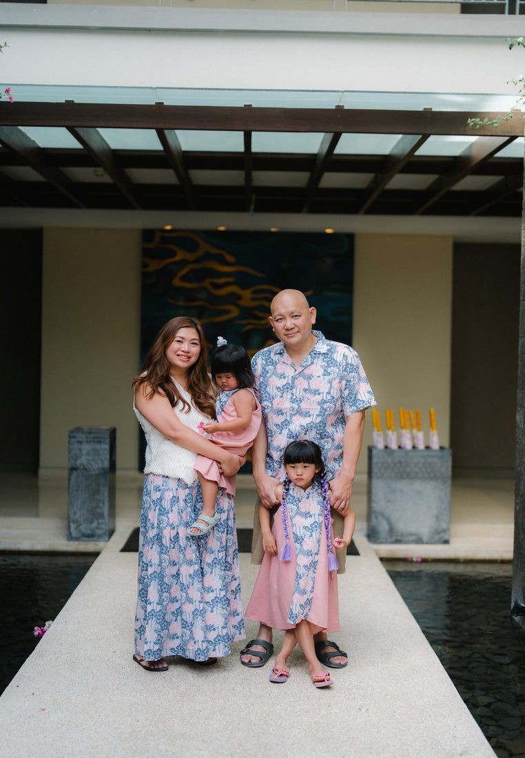 BANGKIT Blue & Pink MiniMe Flying Dress