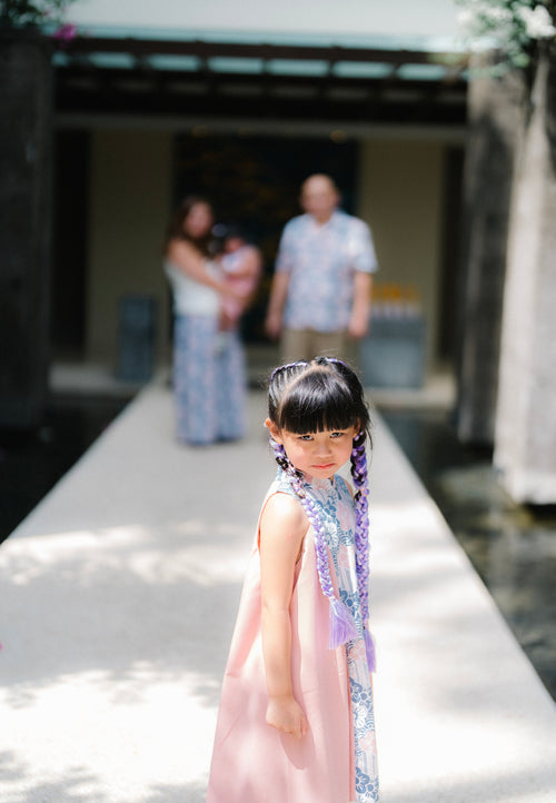BANGKIT Blue & Pink MiniMe Flying Dress