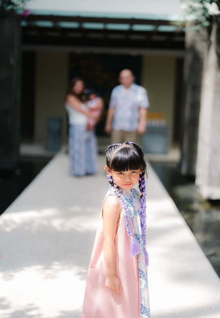 BANGKIT Blue & Pink MiniMe Flying Dress
