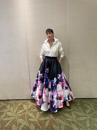 RIPPLE Maxi Luxe Circle Skirt