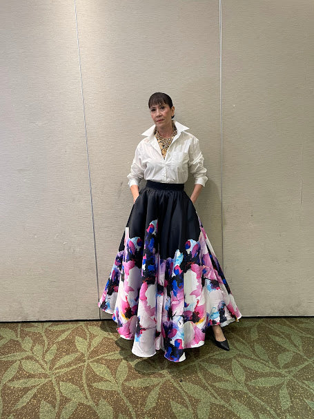 RIPPLE Maxi Luxe Circle Skirt