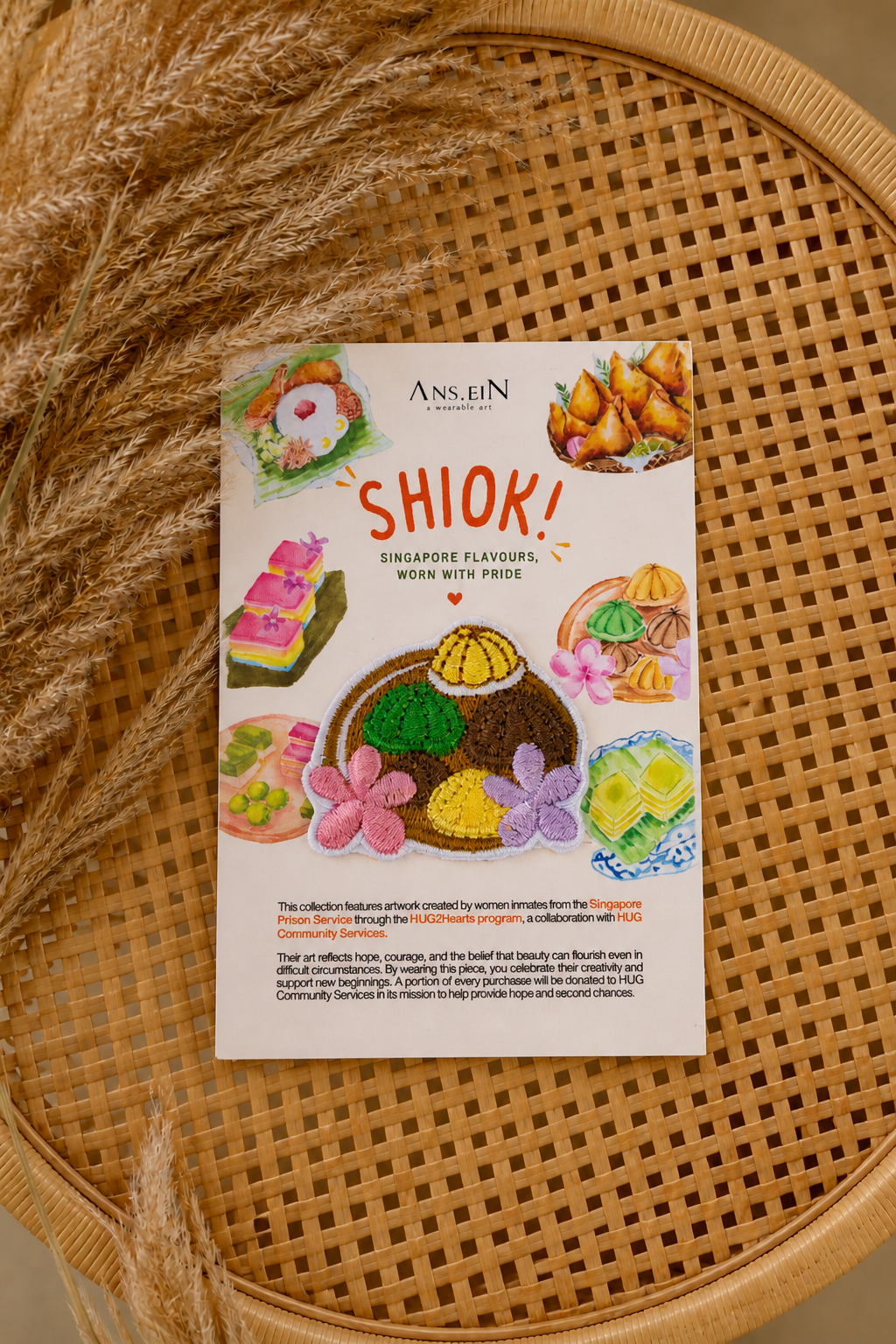 SHIOK! Embroidery Patch