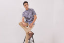 Kintsugi Navy Man Batik Shirt