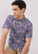 Kintsugi Navy Man Batik Shirt