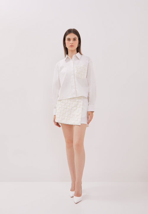 ORIGAMI White Skort