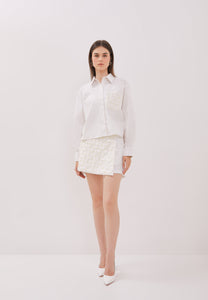 ORIGAMI White Skort