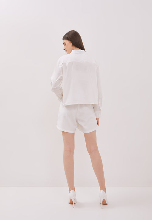 ORIGAMI White Skort