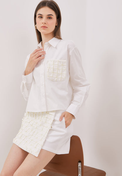 ORIGAMI White Skort