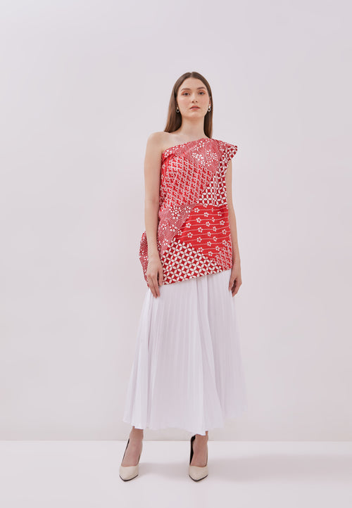 KINTSUGI Red Batik Magic Top