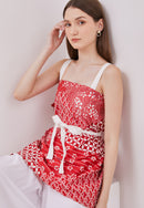 KINTSUGI Red Batik Magic Top