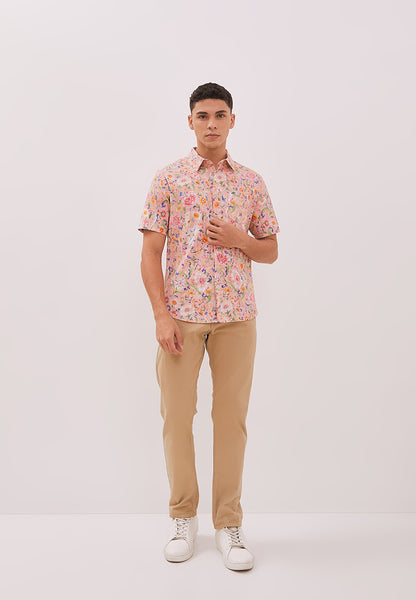 ORIENTAL SPRING Man Shirt with Point Collar