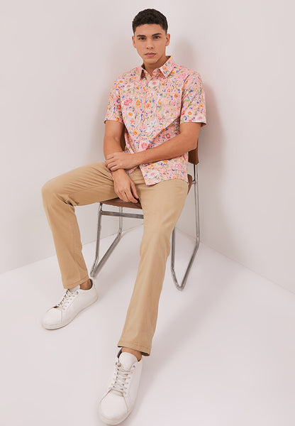 ORIENTAL SPRING Man Shirt with Point Collar