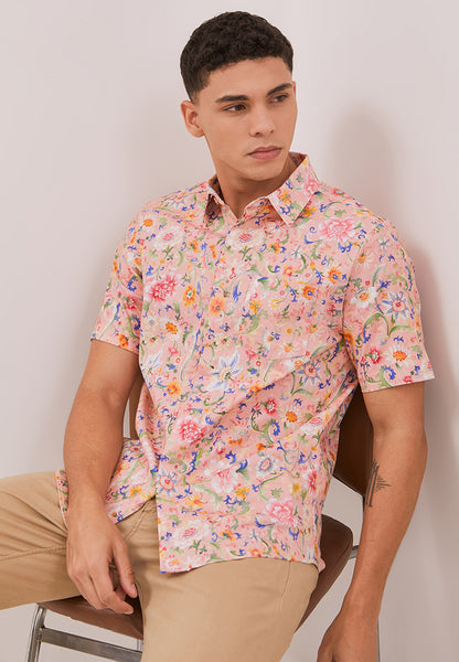 ORIENTAL SPRING Man Shirt with Point Collar