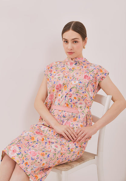 ORIENTAL SPRING Kimono Cheongsam Dress