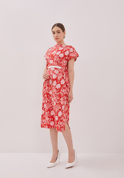 PERANAKAN PAWS Red Magic Dress