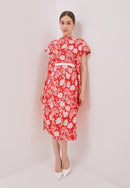 PERANAKAN PAWS Red Magic Dress