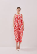 PERANAKAN PAWS Red Magic Dress