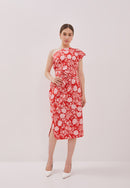 PERANAKAN PAWS Red Magic Dress