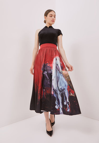 GALLOP OF GLORY Circle Skirt