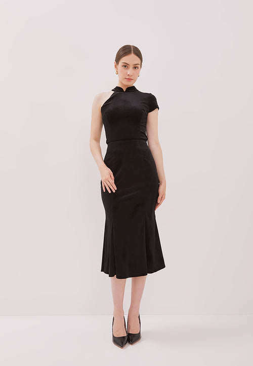 VELVET Black Mermaid Skirt