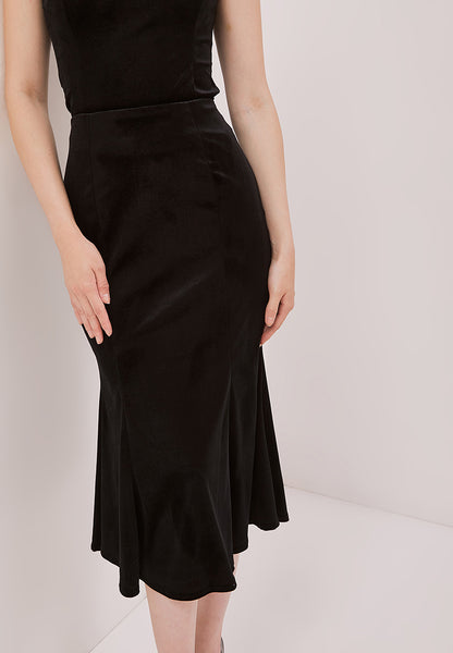 VELVET Black Mermaid Skirt