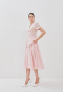 CLOVER Pink Batik Circle Skirt