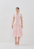 CLOVER Pink Batik Circle Skirt