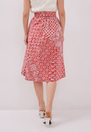 Kintsugi Red Batik Skirt