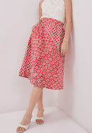 Kintsugi Red Batik Skirt