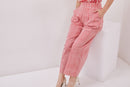 Stripes High Waist Batik Pants Maxi