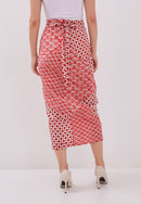Kintsugi Red Batik Sarong Skirt