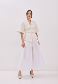 3D Tenun White Kebaya Jacket
