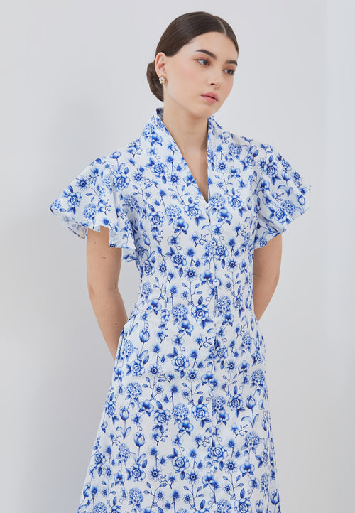 FLOURISH Kebaya Flutter Dress