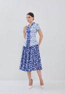 FLOURISH Kebaya Peplum Top
