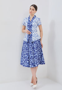 FLOURISH Kebaya Peplum Top