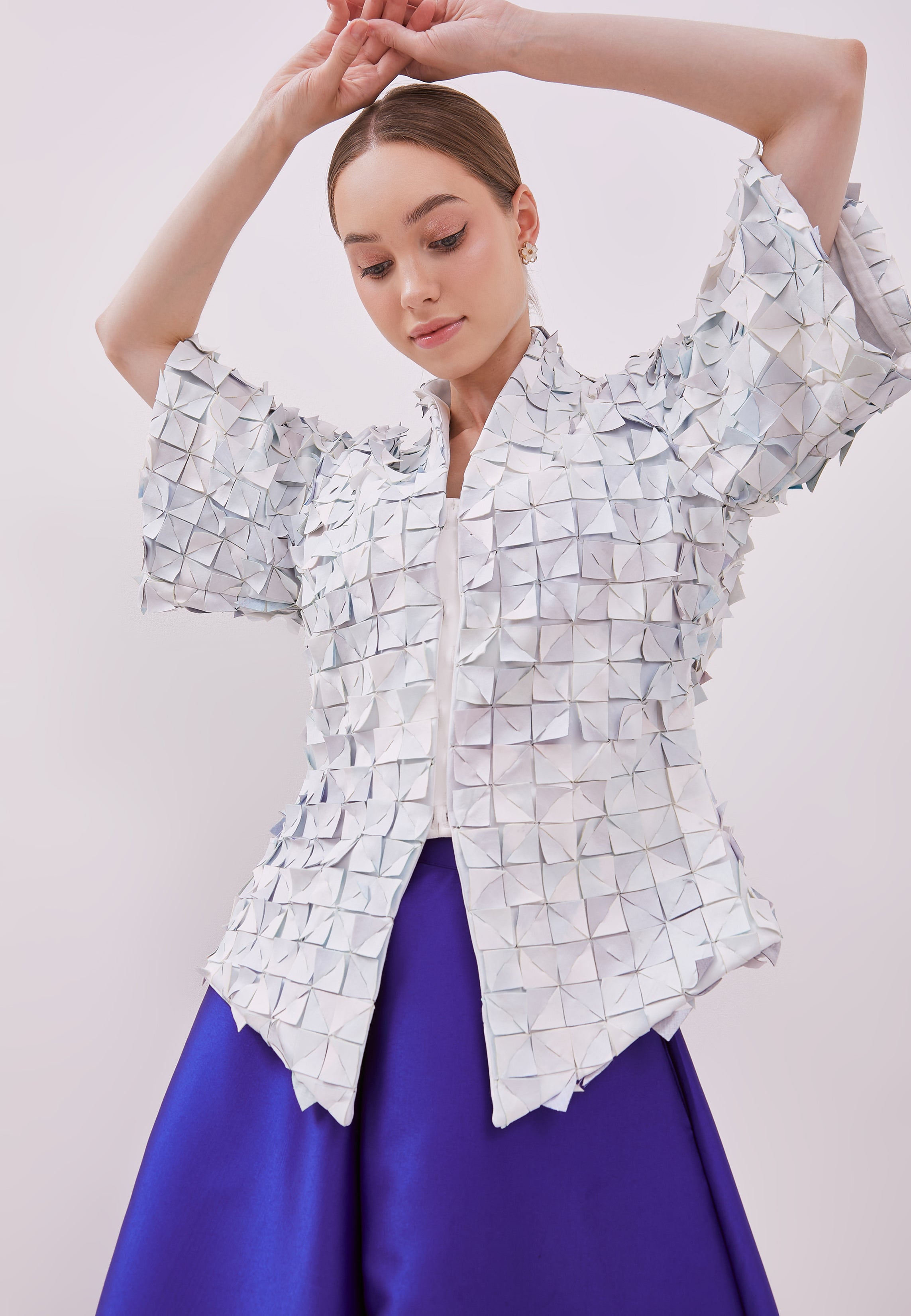 ORIGAMI White Kebaya Jacket